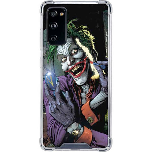 DC Comics The Joker Put on a Smile Galaxy S20 FE Clear Case
